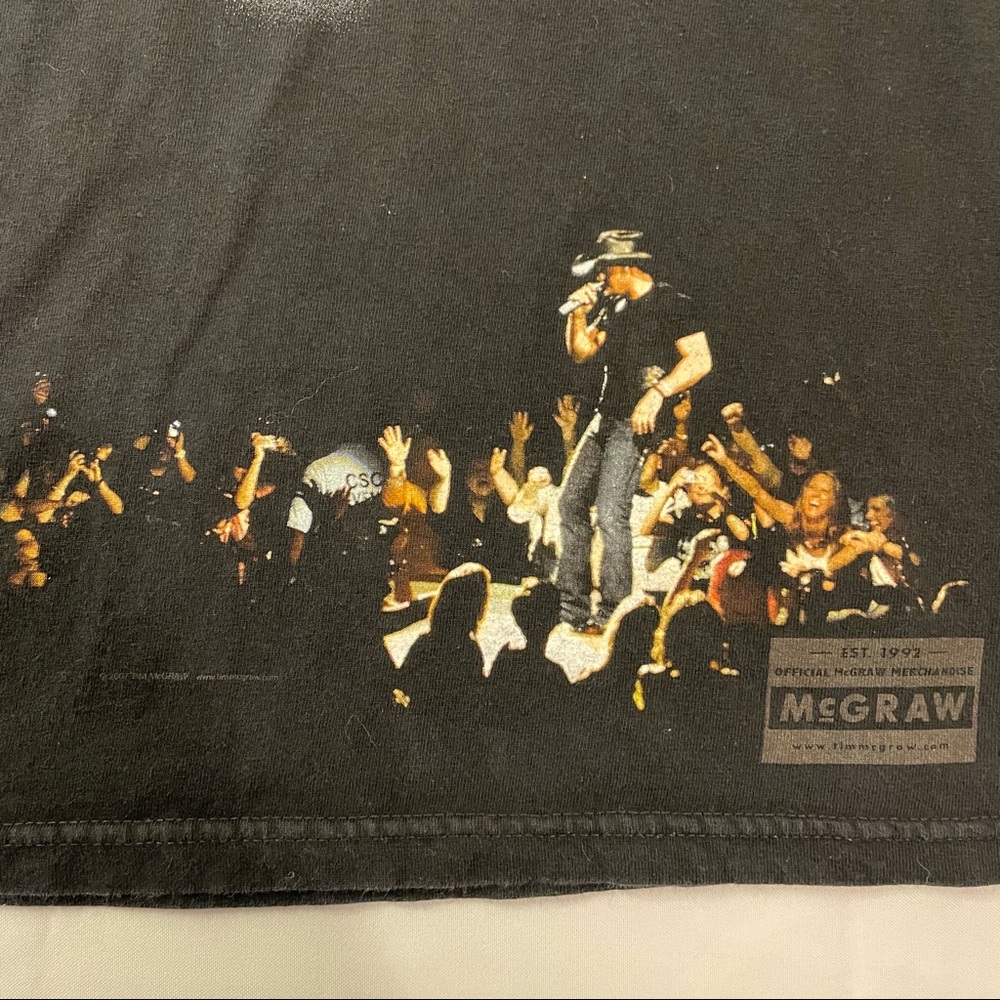 Tim McGraw Year of McGraw T Shirt Size Medium 2007